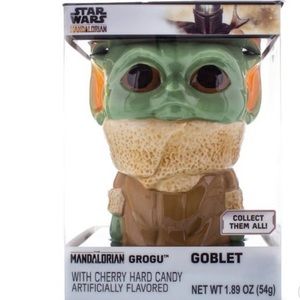 New Star Wars Grogu Goblet with Cherry Hard Candy